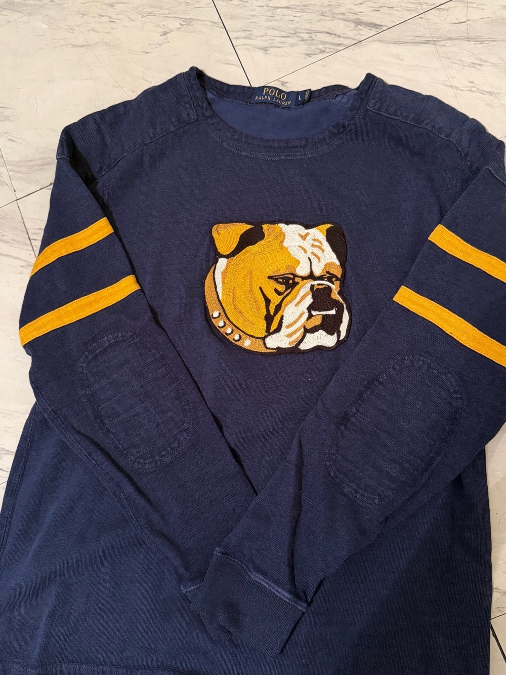 Vintage Polo Ralph Lauren Bulldog Crewneck Sweatshirt 2010